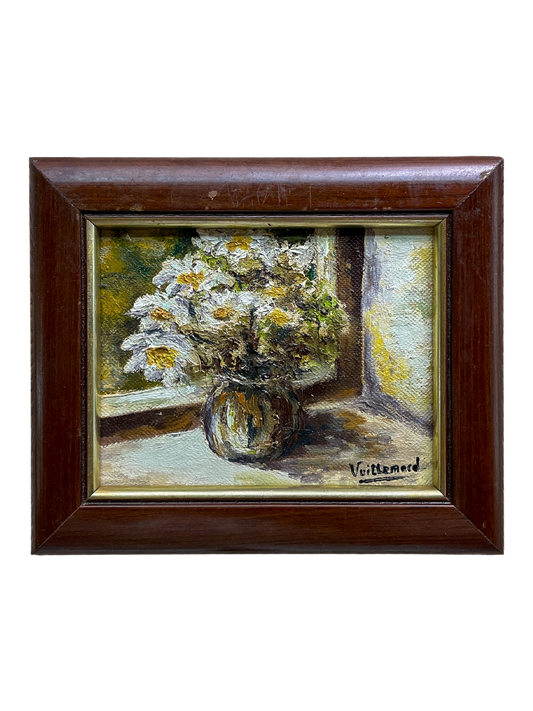 Floral Still Life with Daisies
