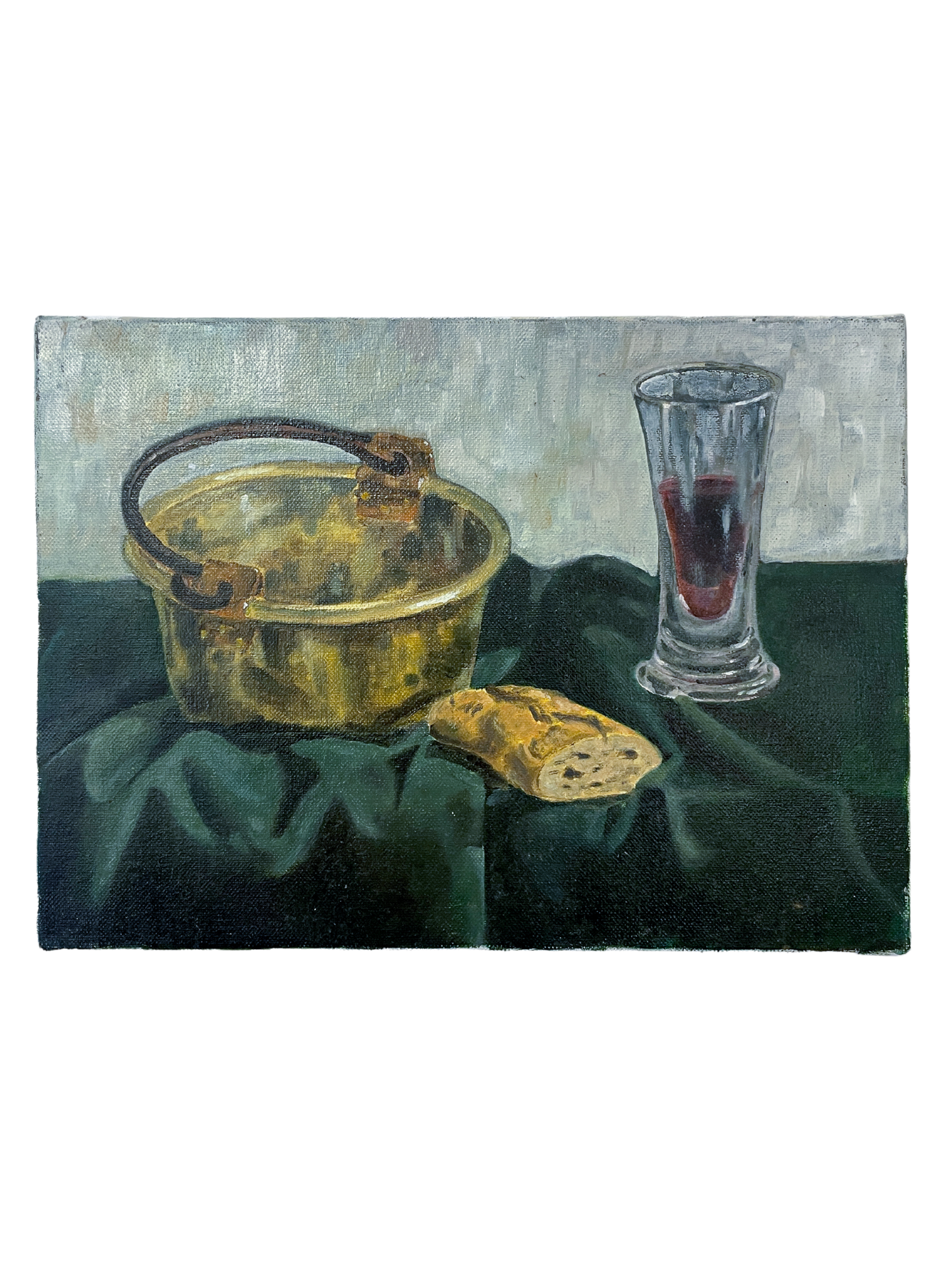 Still Life with Brass Pot and Bread