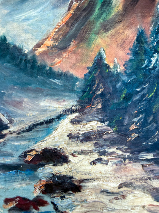 Alpine Valley in Winter